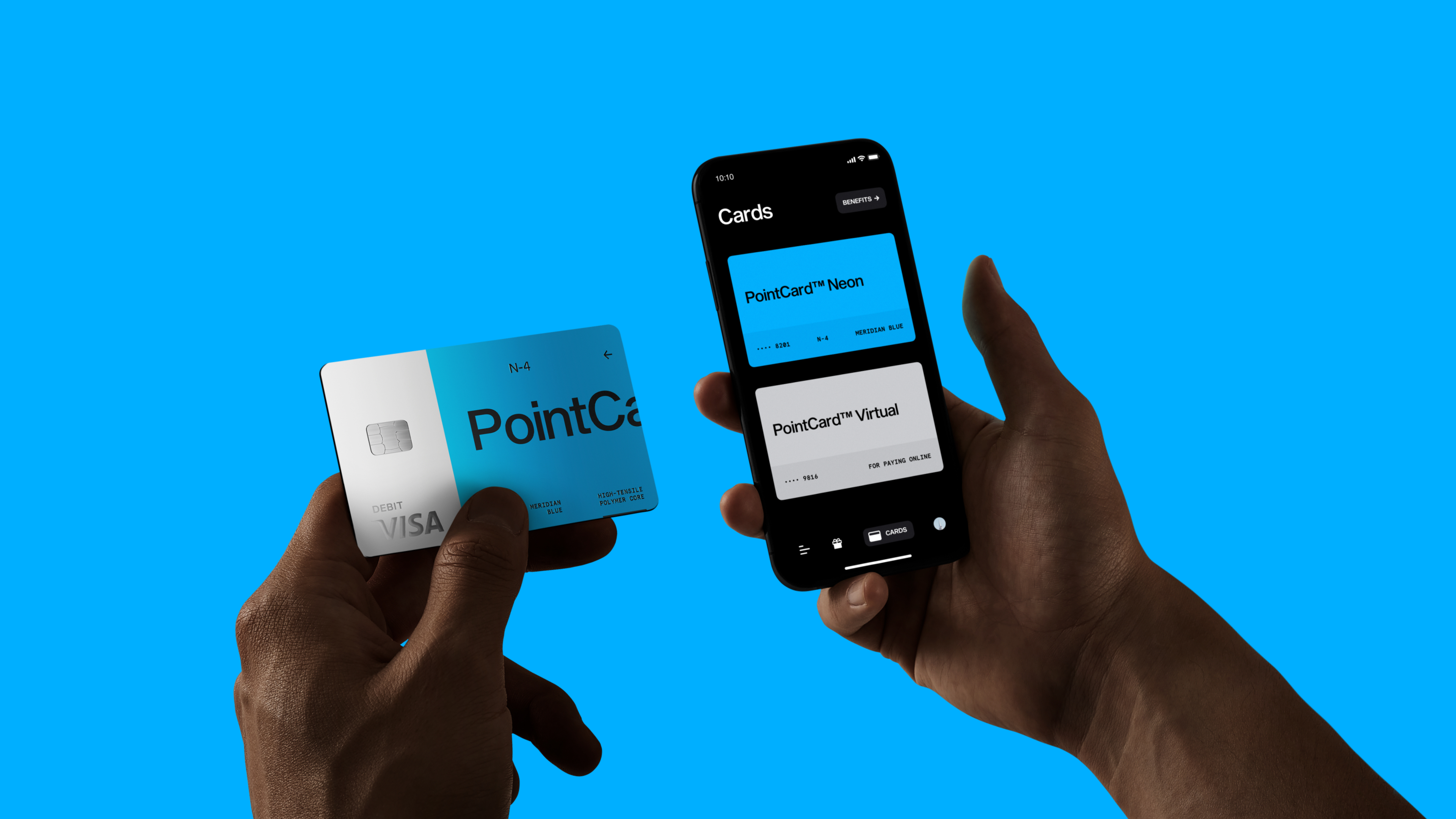 Point Neon debit card and app