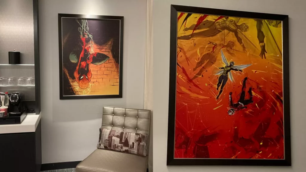 artwork at Hotel New York - The Art of Marvel