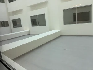 view of interior courtyard at Intercontinental Indianapolis Hotel