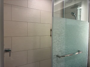 shower in a room at Hyatt Regency Portland 