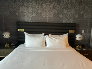 bed at the Cosmopolitan Las Vegas