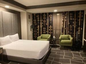 bed in a room at Luxor Las Vegas