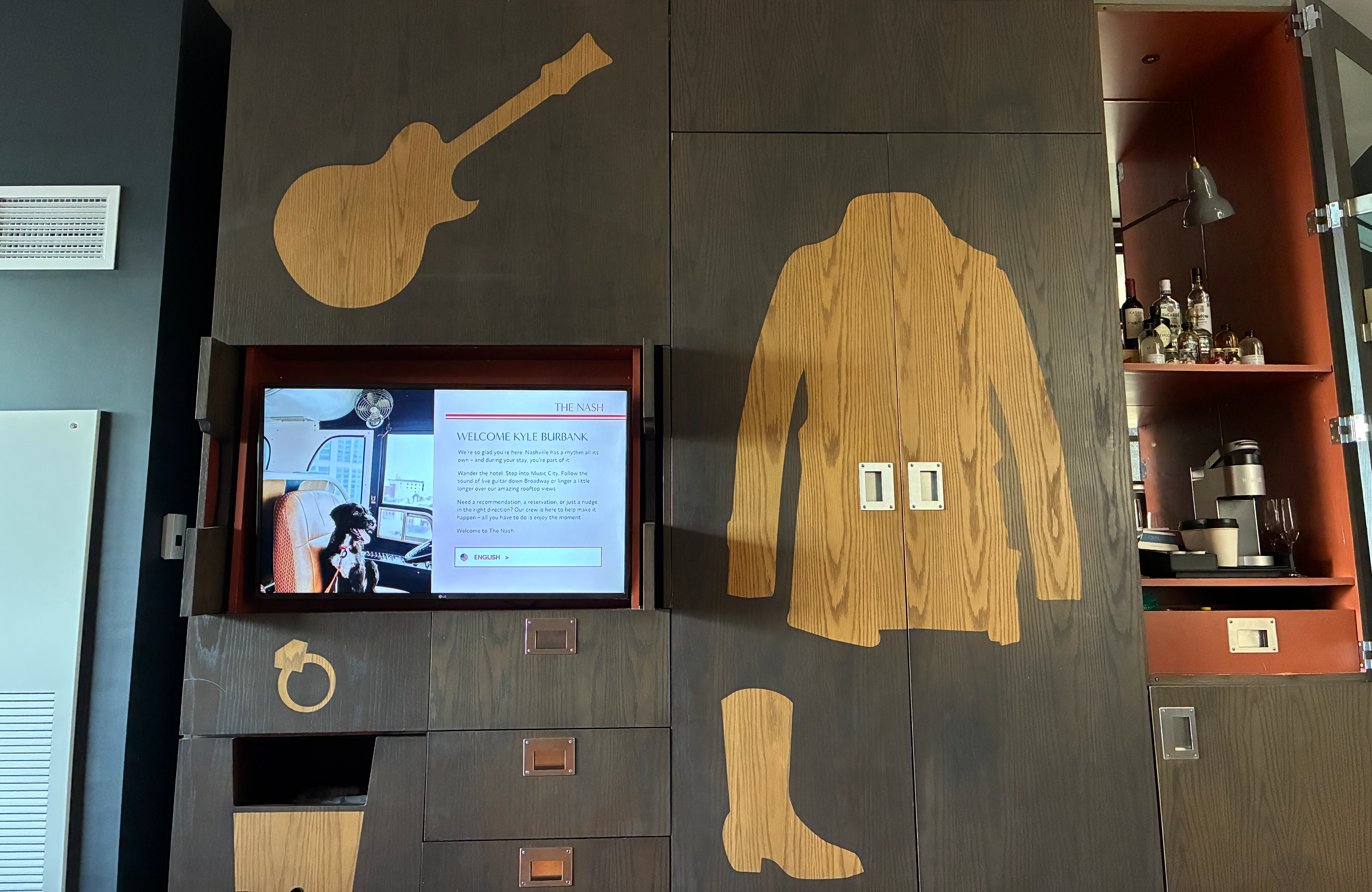 view inside of The Nash Hotel in Nashville