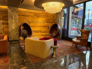 lounge. are in The Nash in Nashville