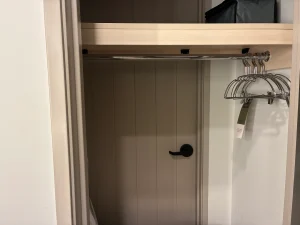 pass through closet in a room at Atwell Suites Kansas City Airport