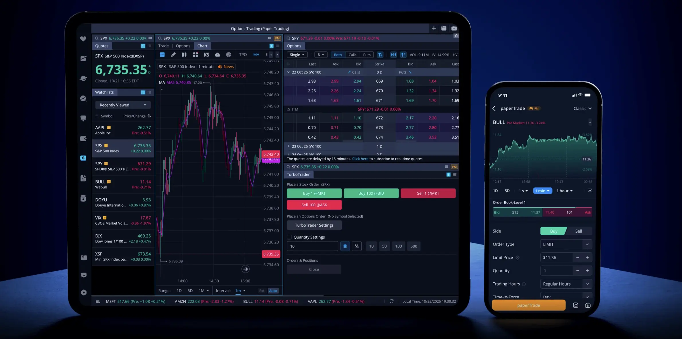 WeBull screenshot